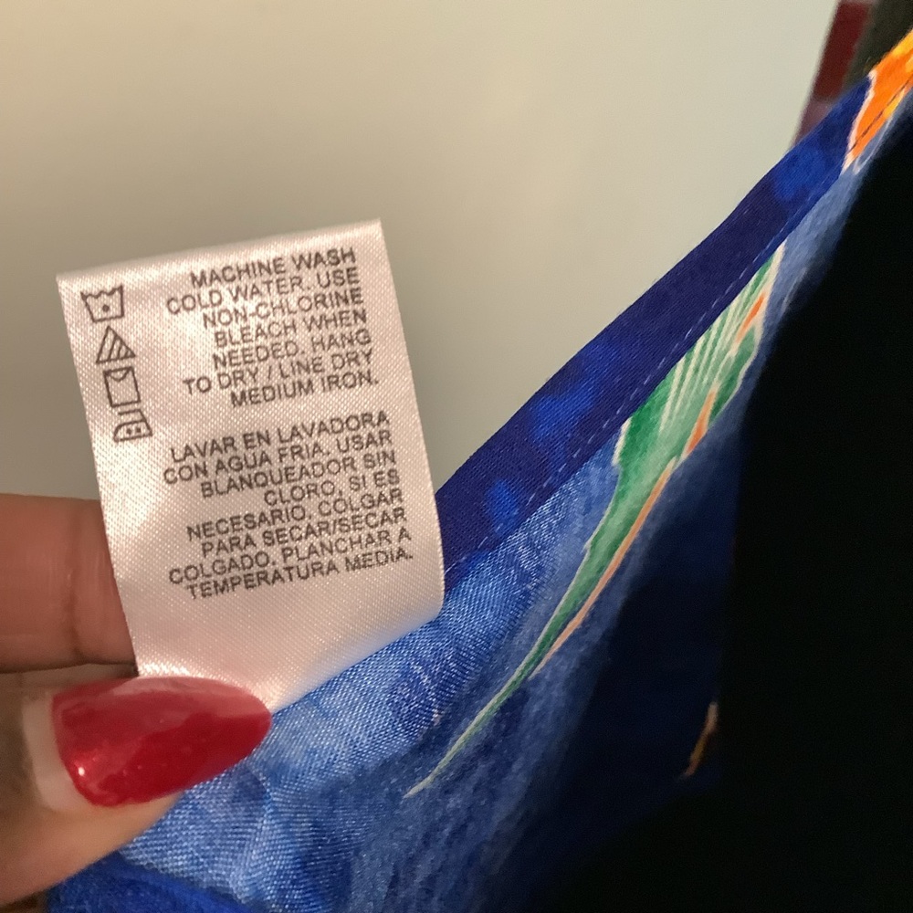 In Gear NWT vintage 90s med maxi  vacation cruise tropical sea life sundress - Picture 9 of 9